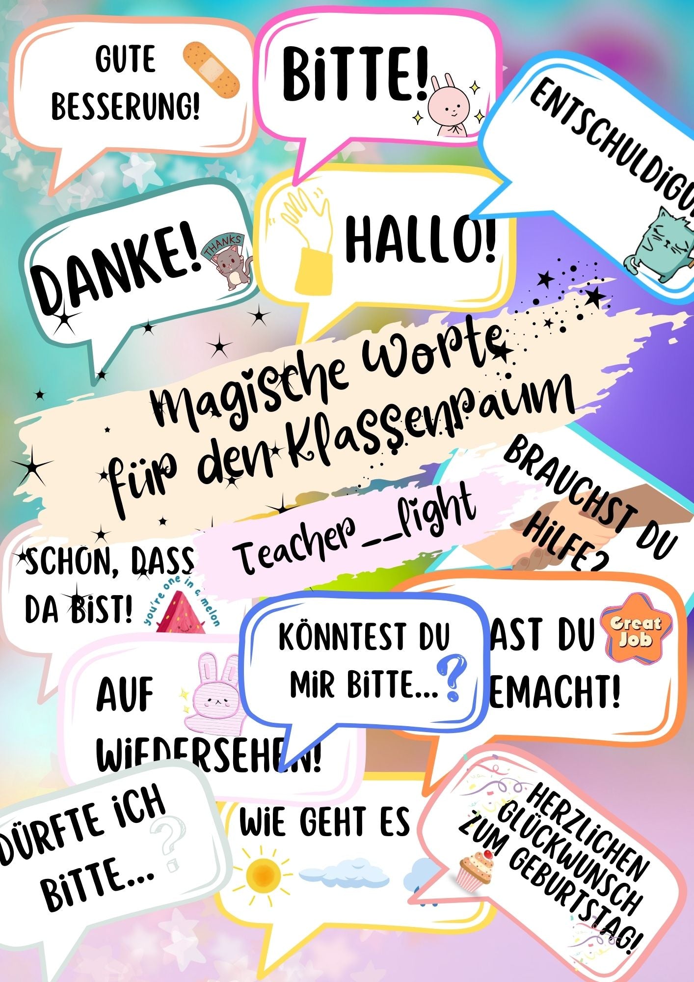 MagischeWorte_14AushaengefuerhoeflicheKommunikationimKlassenzimm