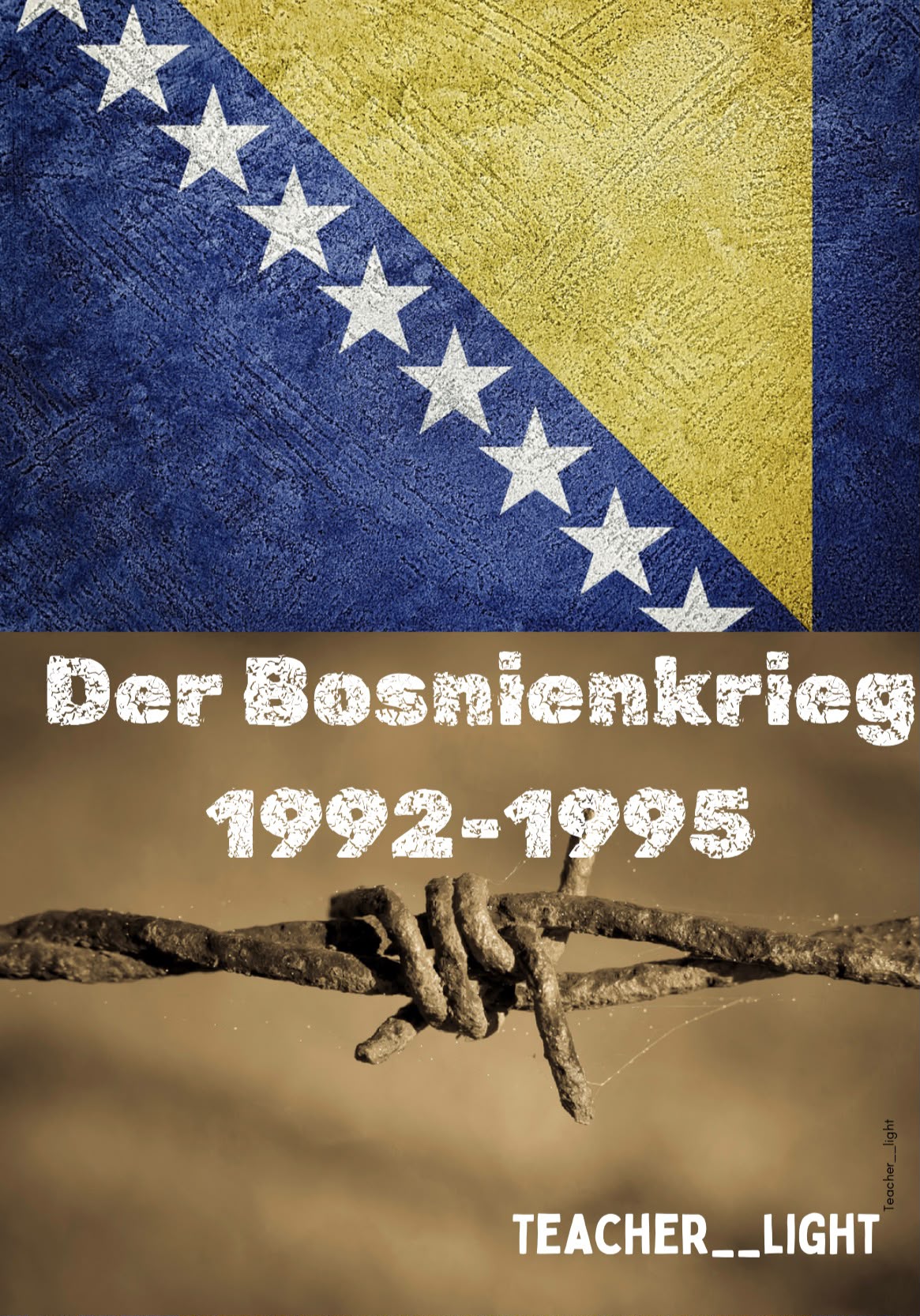Der Bosnienkrieg 1992–1995 – Unterrichtsmaterial zu Geschichte, Genozid & Demokratiebildung (PDF ab Klasse 9)