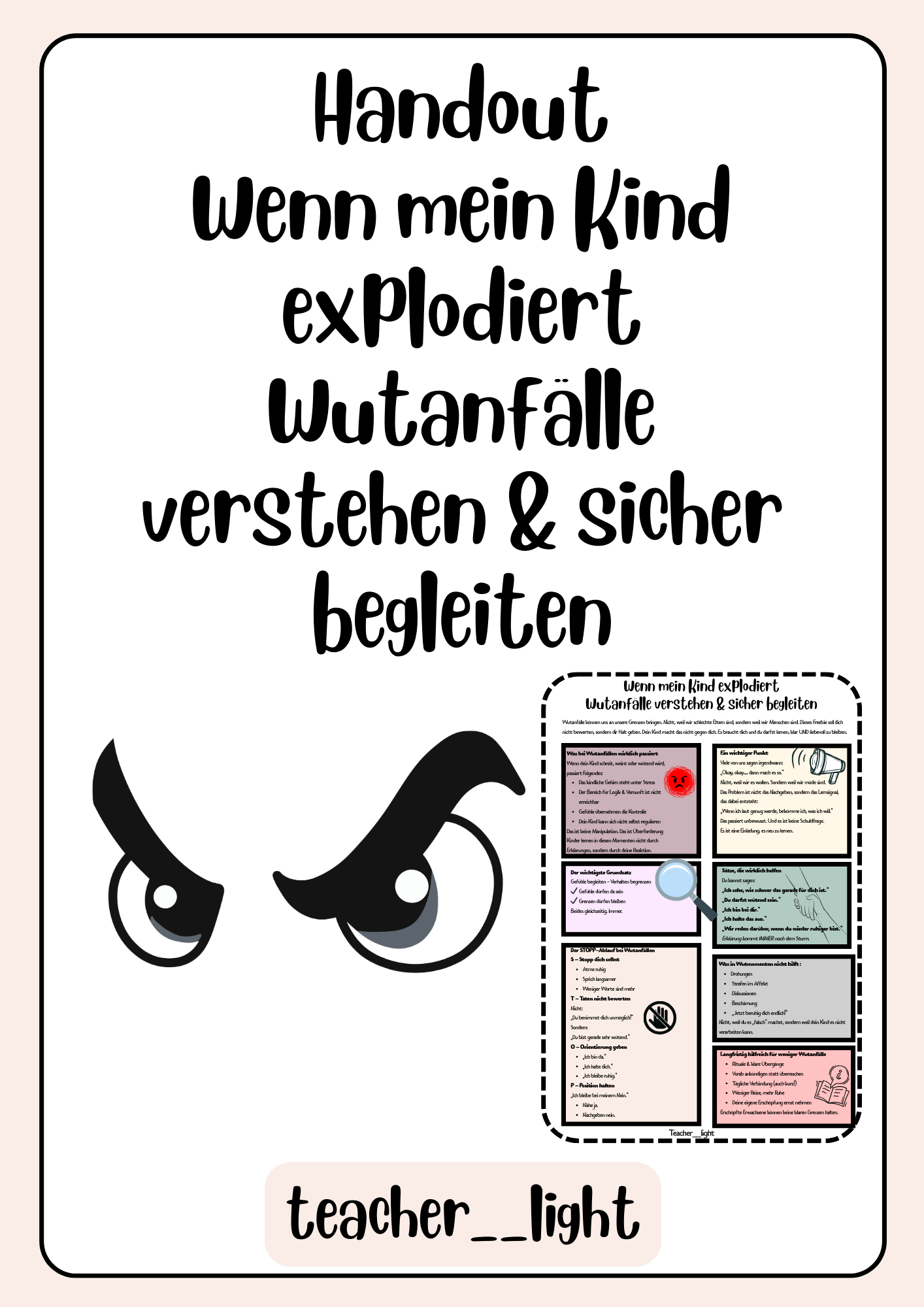 Wenn mein Kind explodiert – Wutanfälle verstehen & sicher begleiten (PDF)