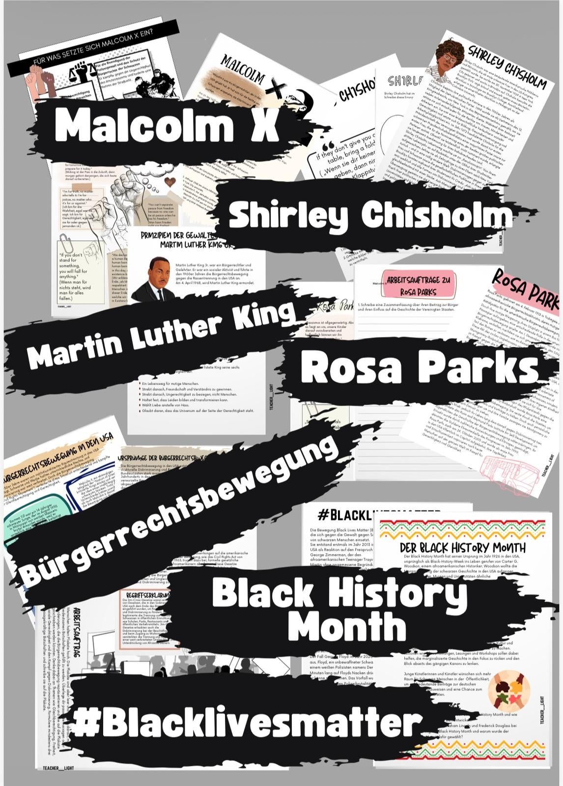 Black History Month – Unterrichtsmaterial mit Aufgaben & Biografien