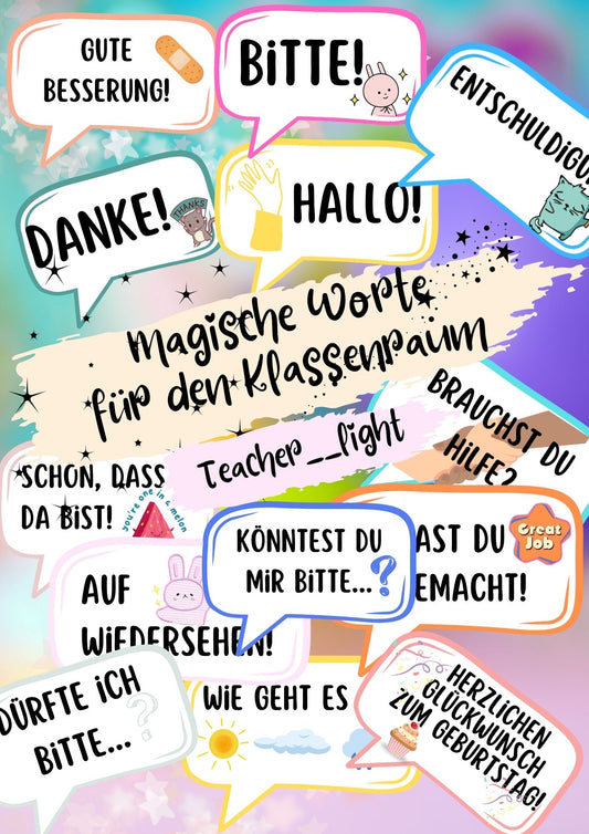 MagischeWorte_14AushaengefuerhoeflicheKommunikationimKlassenzimm