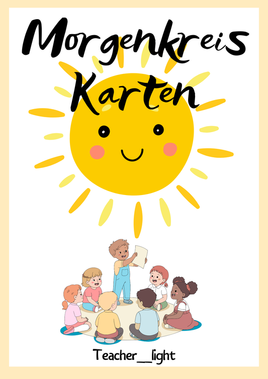 Deckblatt für Morgenkreiskarten