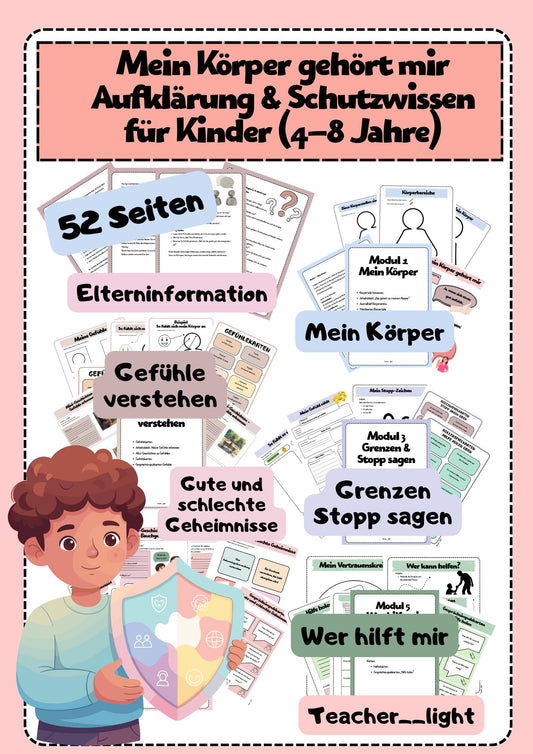 Mein Körper gehört mir – Aufklärung & Schutzwissen für Kinder (4–8 Jahre) (PDF)