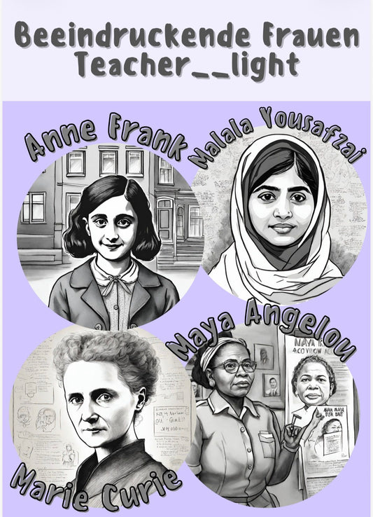 Beeindruckende Frauen – Unterrichtsmaterial zu Mut, Bildung & gesellschaftlichem Engagement (PDF ab Klasse 5)