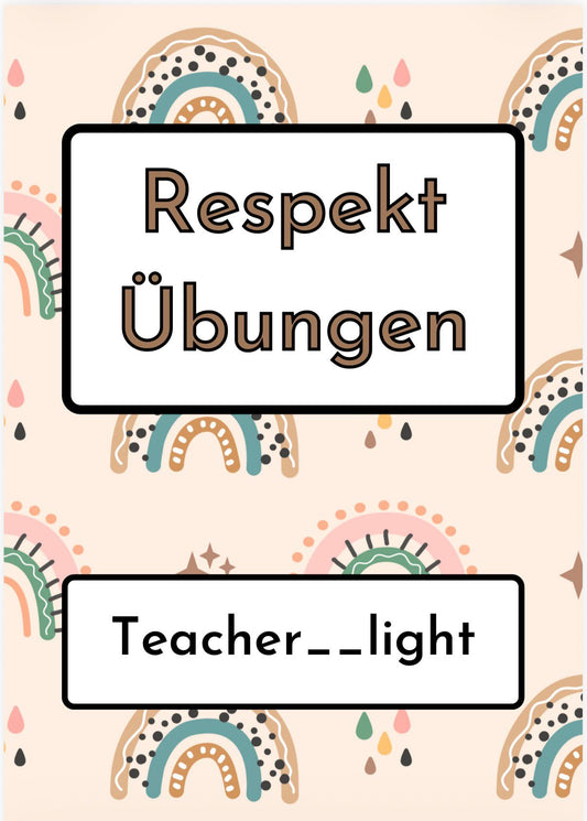 Respekt lernen – Übungen, Arbeitsblätter & Kommunikation im Alltag (PDF Material ab Klasse 2)