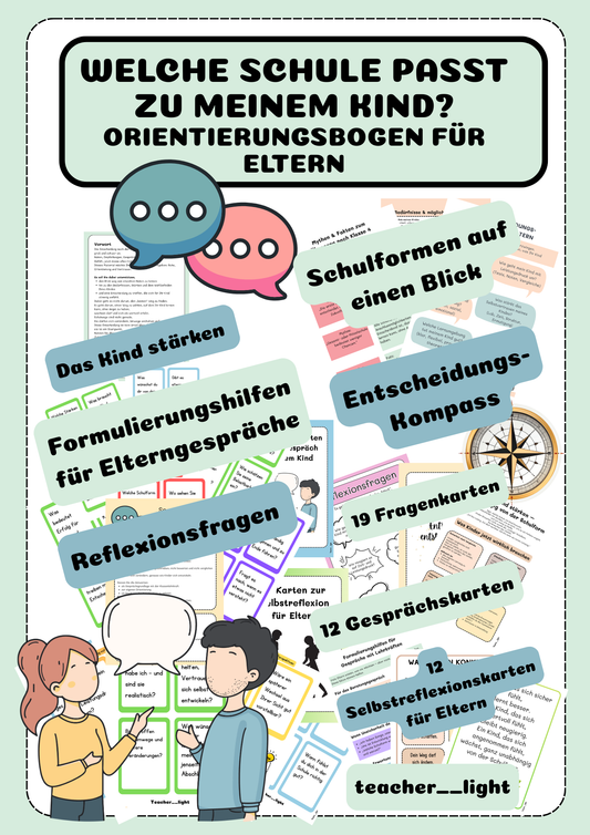 Welche Schule passt zu meinem Kind? – Orientierung & Entscheidungshilfe für Eltern nach Klasse 4 (PDF)